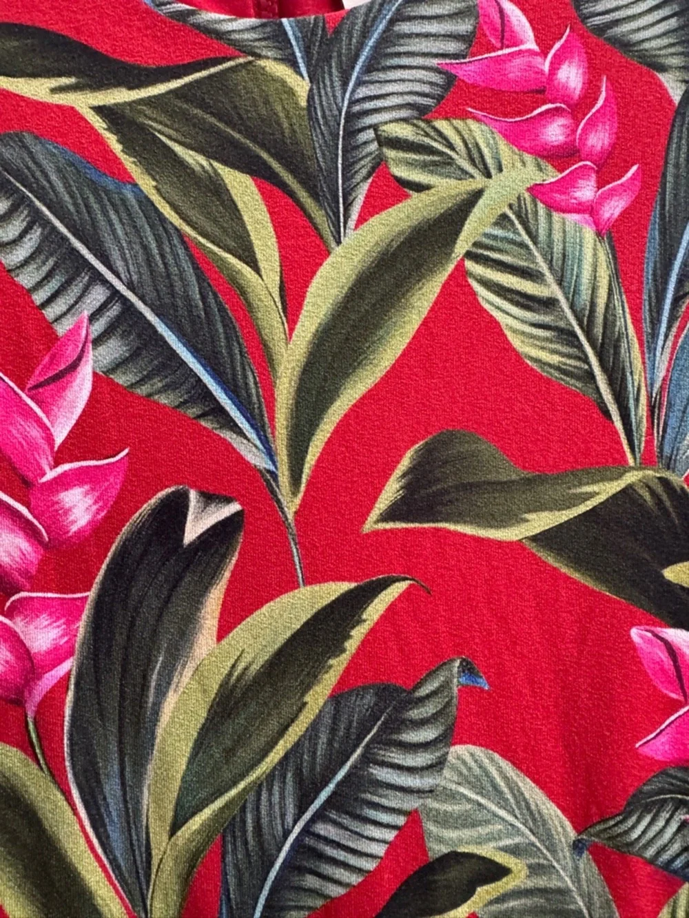 FARM Rio Tropical-Print Midi Dress 3/4 Sleeve NWT - Picture 9 of 10